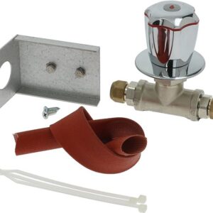 Bộ van cấp nước 3/8″ kèm núm, giá đỡ và phụ kiện – Angelo Po 6300728