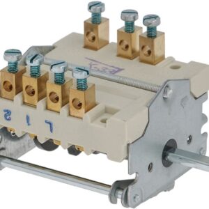 Công tắc xoay EGO 43.25232.000, 5 vị trí 0–4 – Angelo Po 32W0520