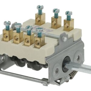Công tắc xoay 5 vị trí 0–4, 16A 250V – Angelo Po 32W0510