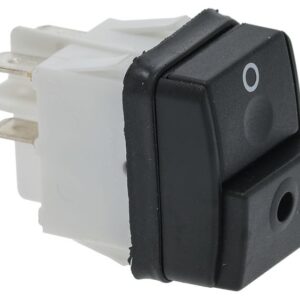 Công tắc đen 16A 250V có đèn báo – Angelo Po 32W1930