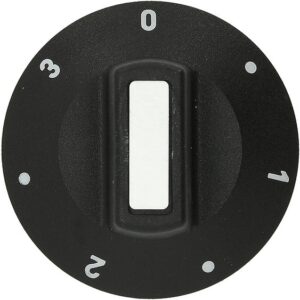 Núm vặn màu đen Ø50 mm 0-1-2-3 EGO 00.00524.051
