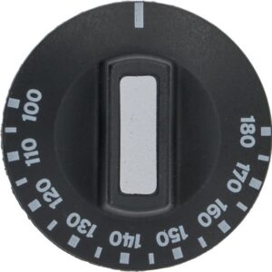 Núm vặn màu đen Ø50 mm 100–180 °C