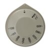 Núm vặn màu bạc Ø55 mm 120–400 °C