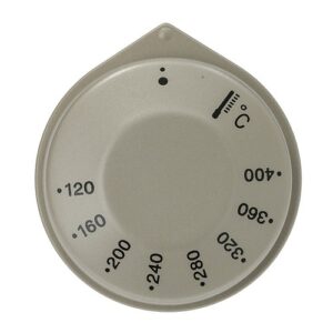 Núm vặn màu bạc Ø55 mm 120–400 °C